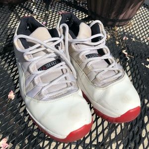 Jordan 11 cherry bottoms
